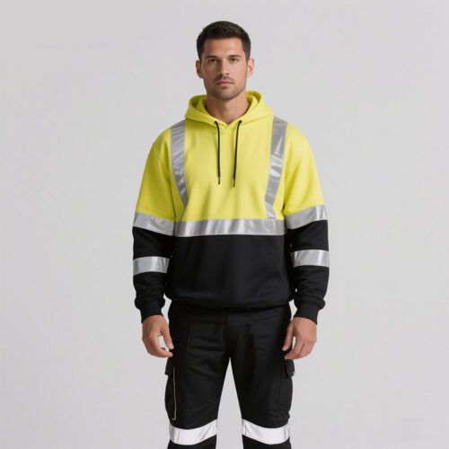 Reflective Hi Vis FR Work Hoodie Jacket - Workwear & Uniforms - CXB Apparel