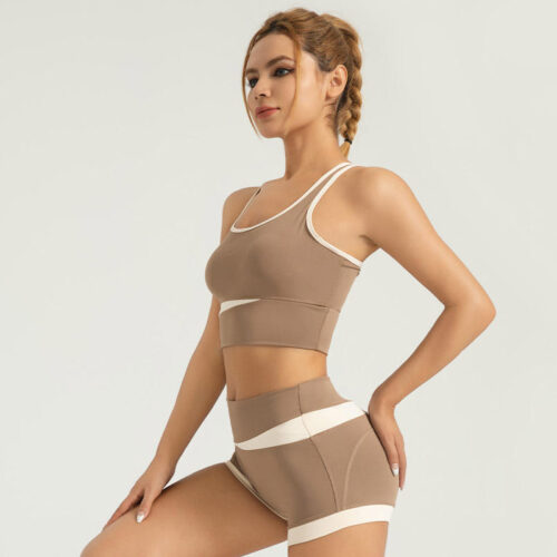 Women Ribbed High Waist Yoga Set - Sportswear - CXB Apparel